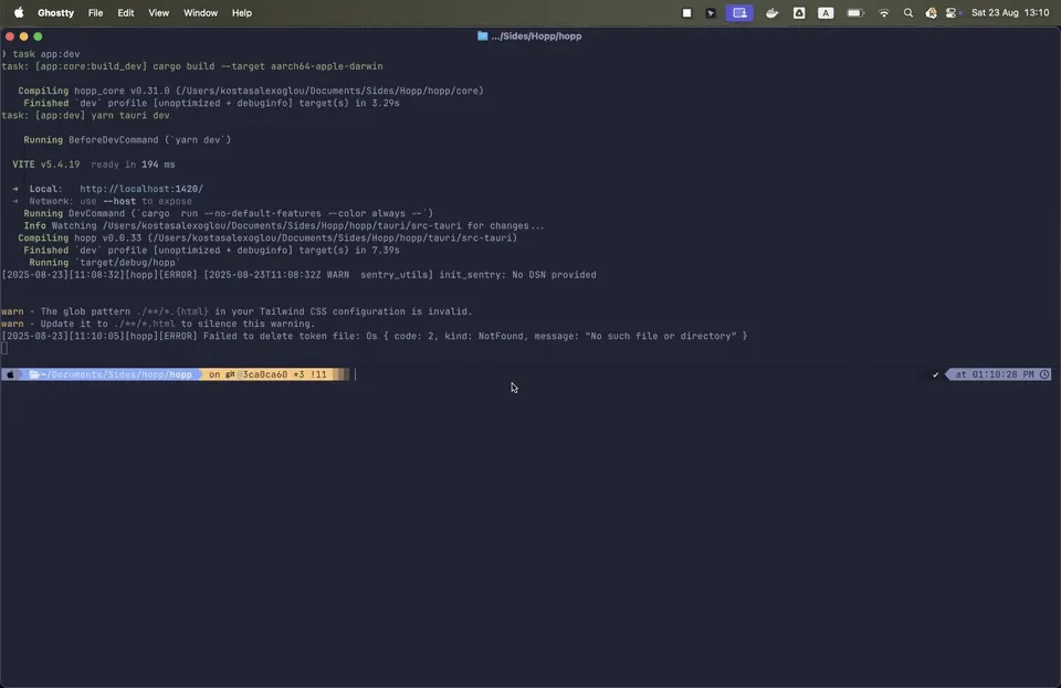 Connect app to account